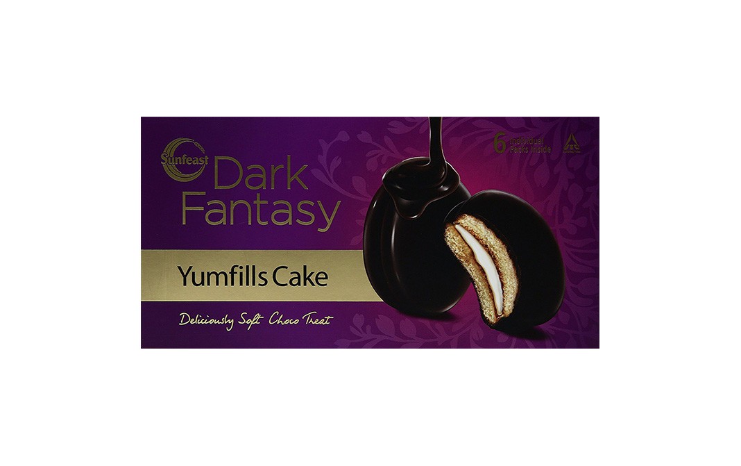 Sunfeast Dark Fantasy Yumfills Cake    Box  138 grams